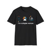 Simple Woman Nurse Shirt, Stethoscope Nurse Gift Tee