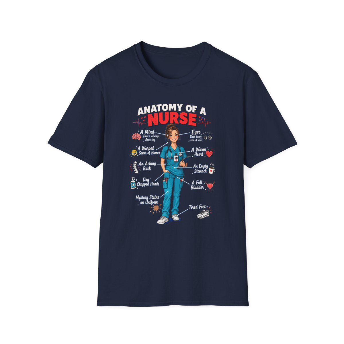 Navy Front Shirt