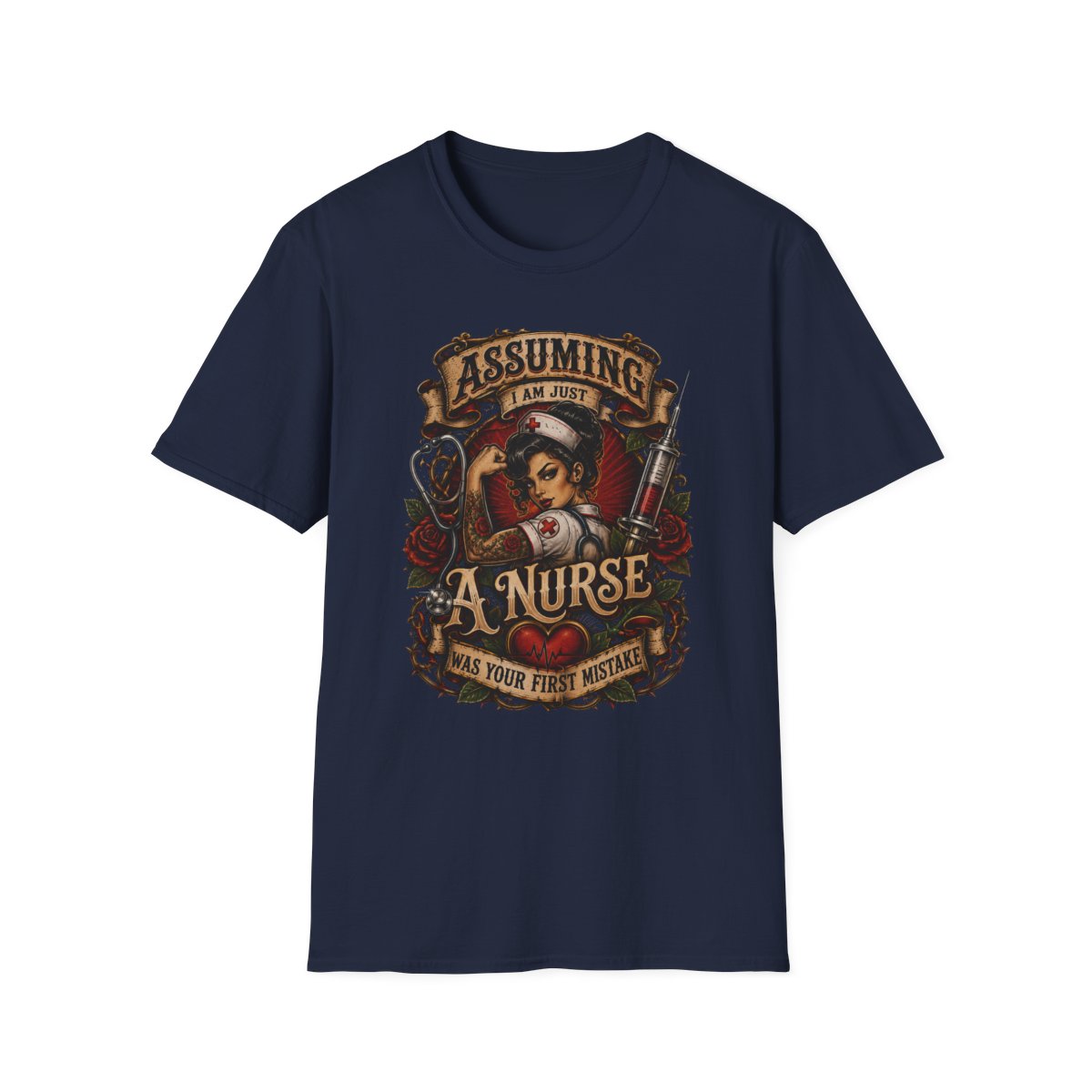 Navy Front Shirt
