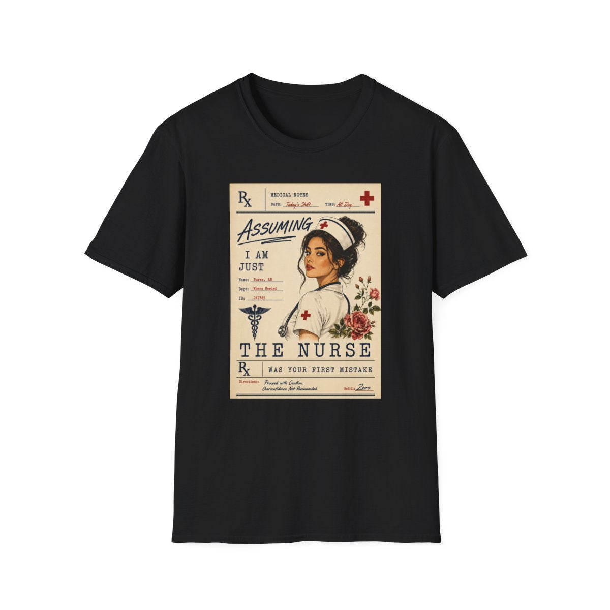 Black Front Shirt
