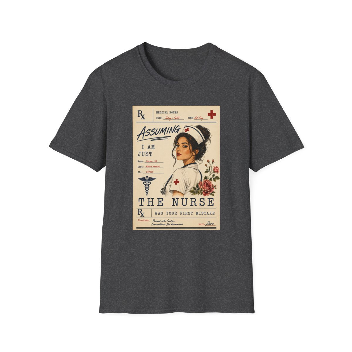 Dark Heather Front Shirt