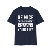 Navy Front Shirt