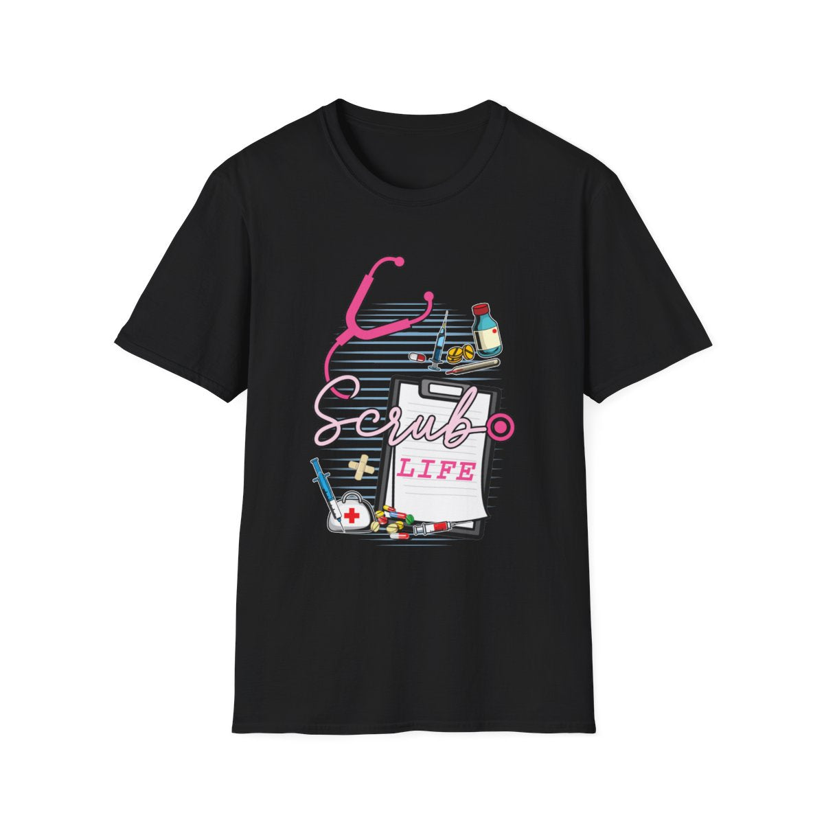 Black Front Shirt