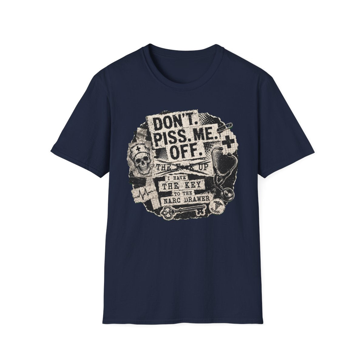 Navy Front Shirt