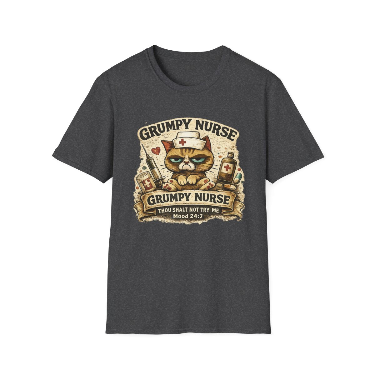 Dark Heather Front Shirt