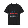 Night Shift Is Awesome Nurse Shirt, Funny Night Shift Tee