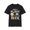 Just A Nurse Who Loves Beer Shirt, Nurse Beer Tee - 011019-021