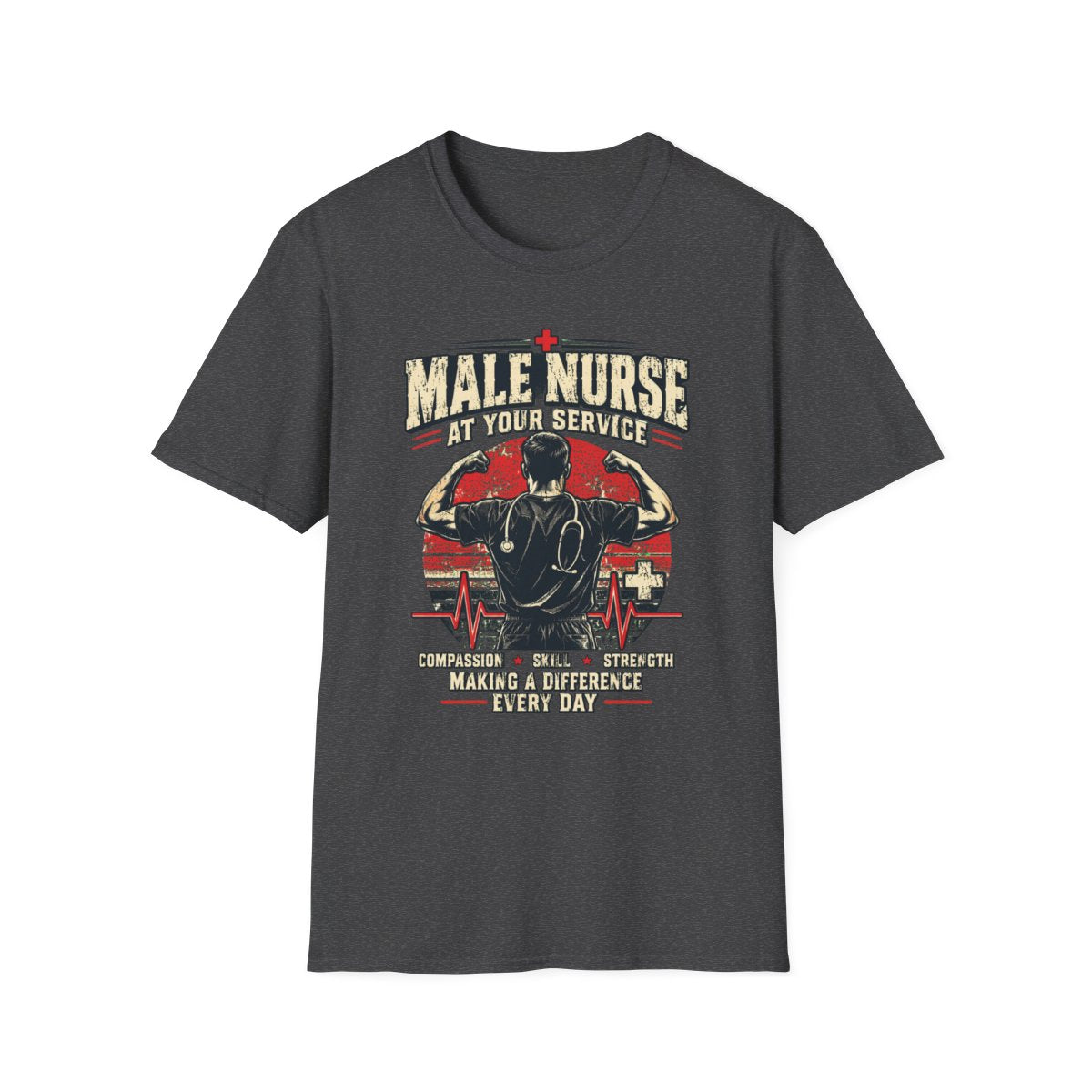 Dark Heather Front Shirt