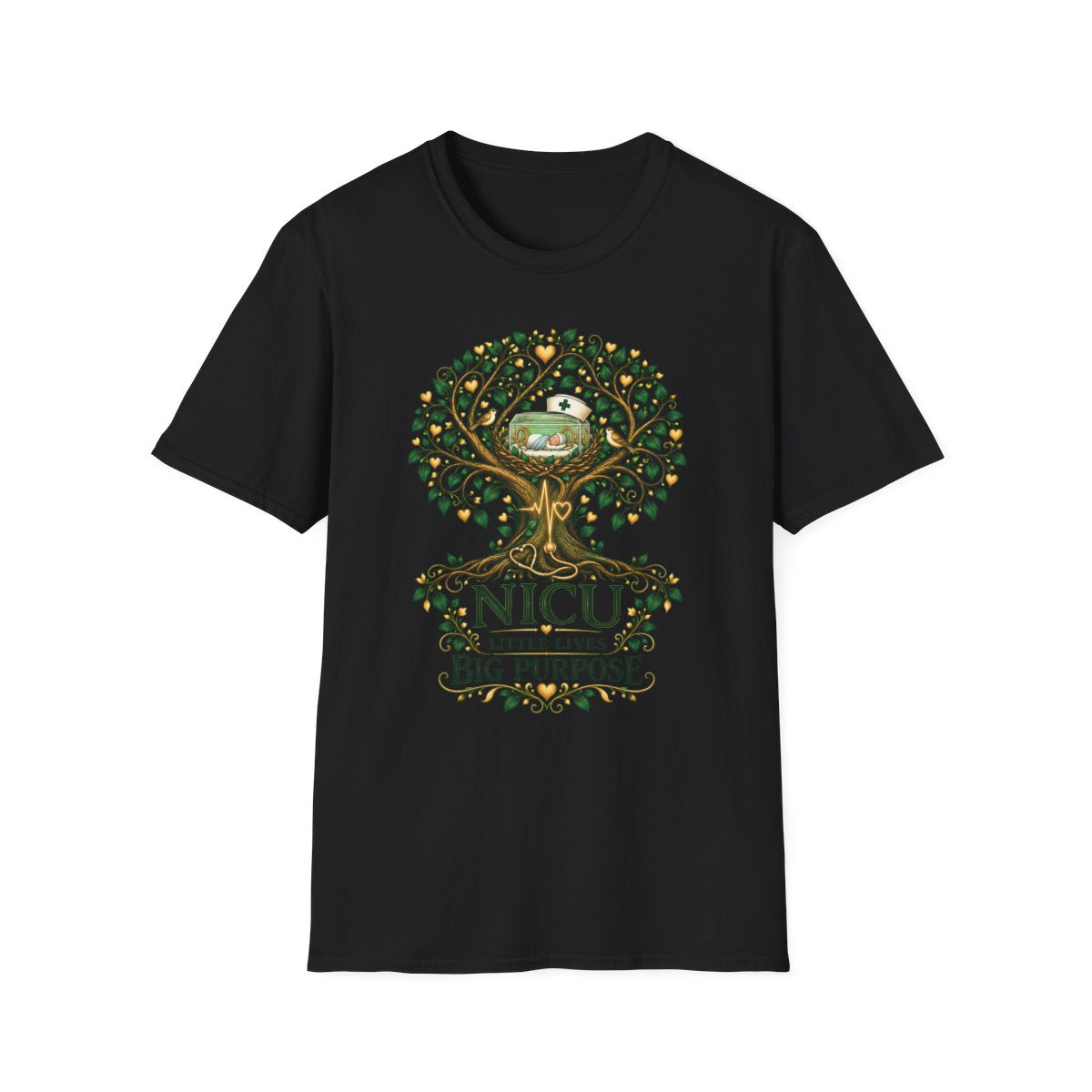 Black Front Shirt