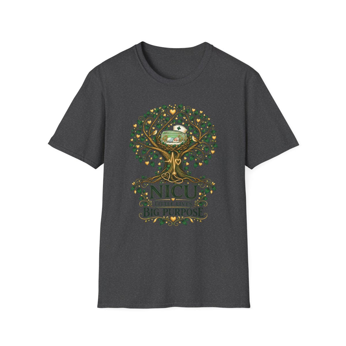 Dark Heather Front Shirt