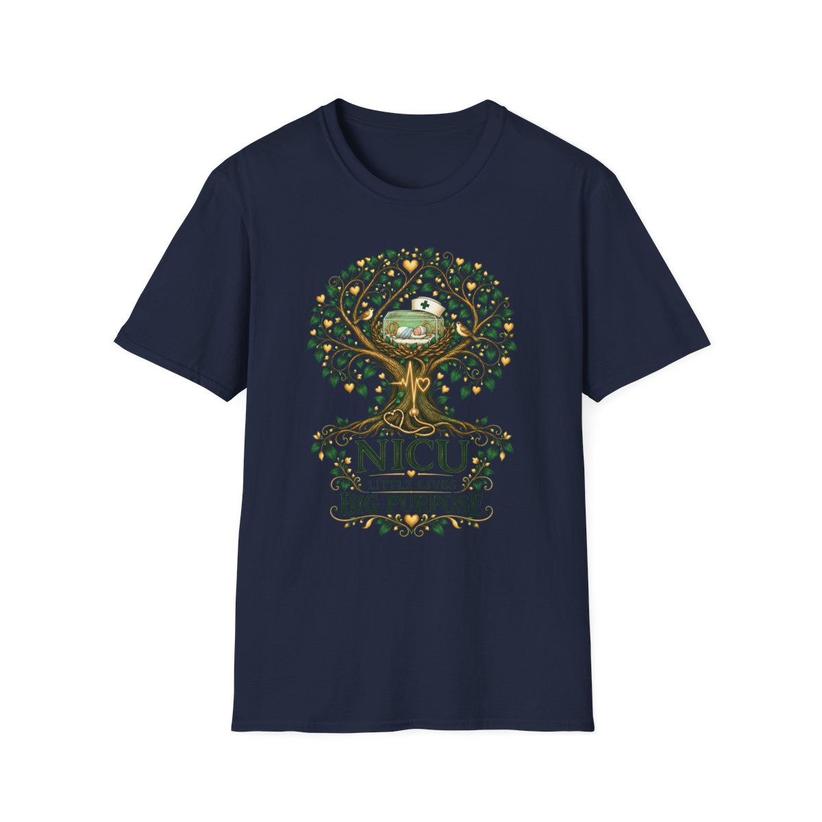 Navy Front Shirt