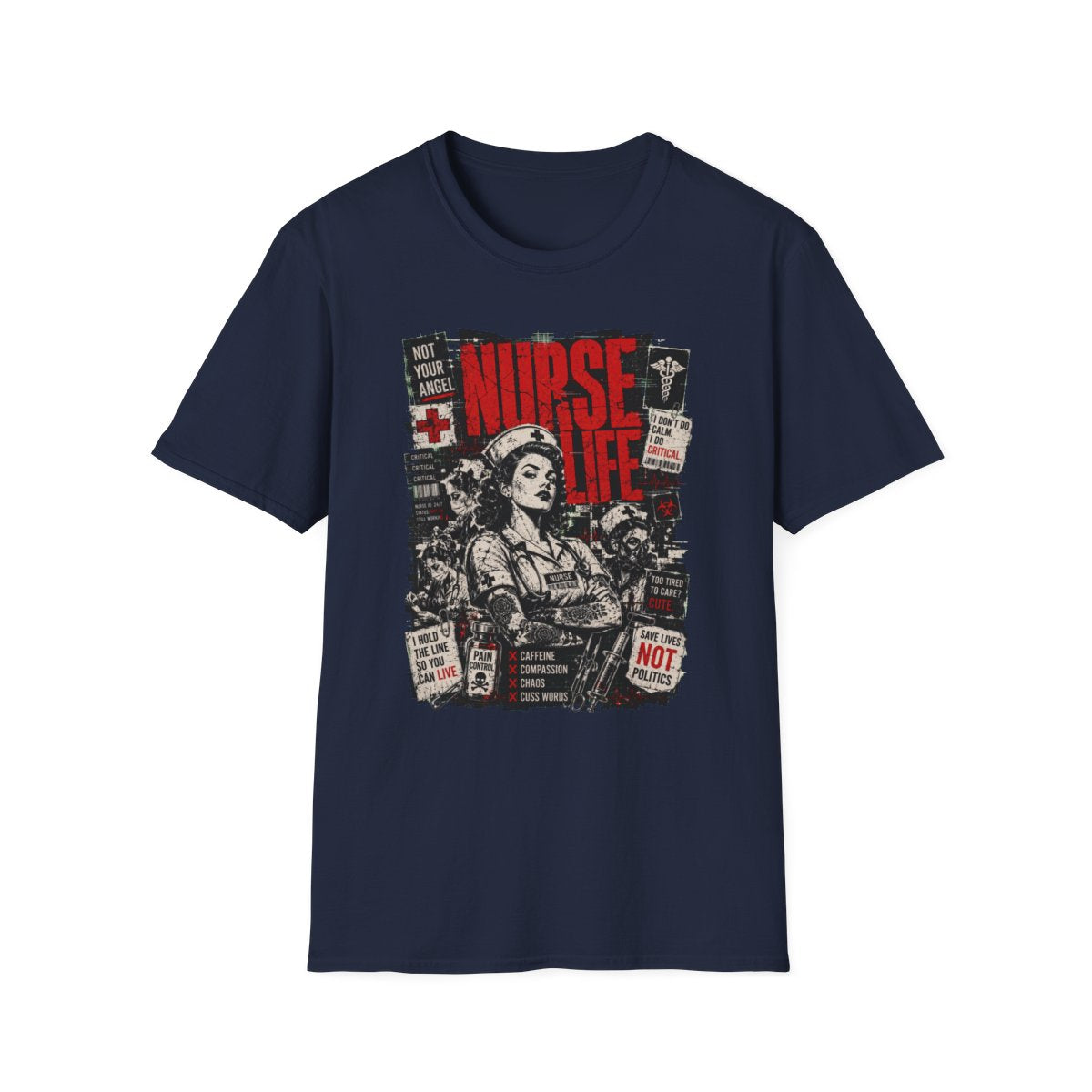 Navy Front Shirt
