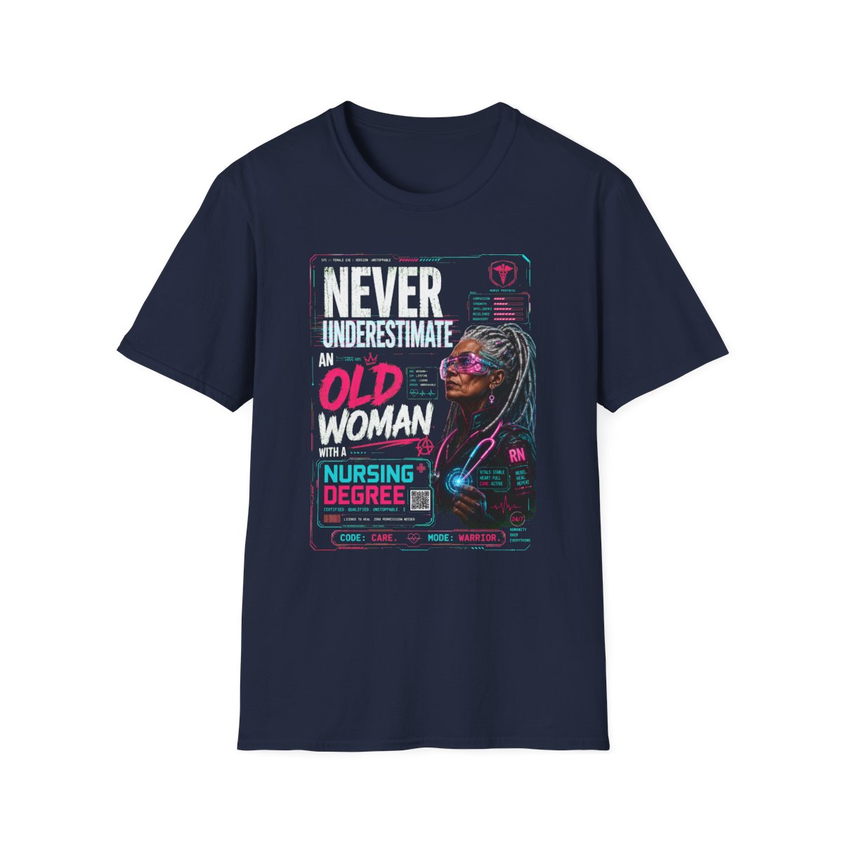 Navy Front Shirt