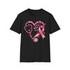 Pink Ribbon Stethoscope Heart Shirt - 260926-P-1256