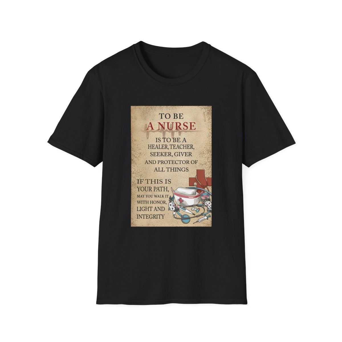 Black Front Shirt