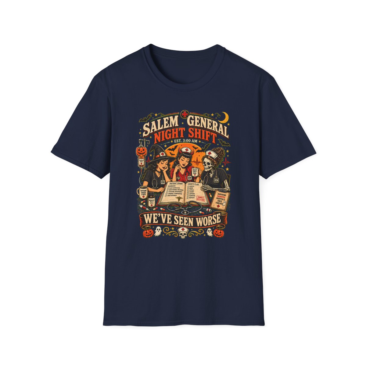 Navy Front Shirt