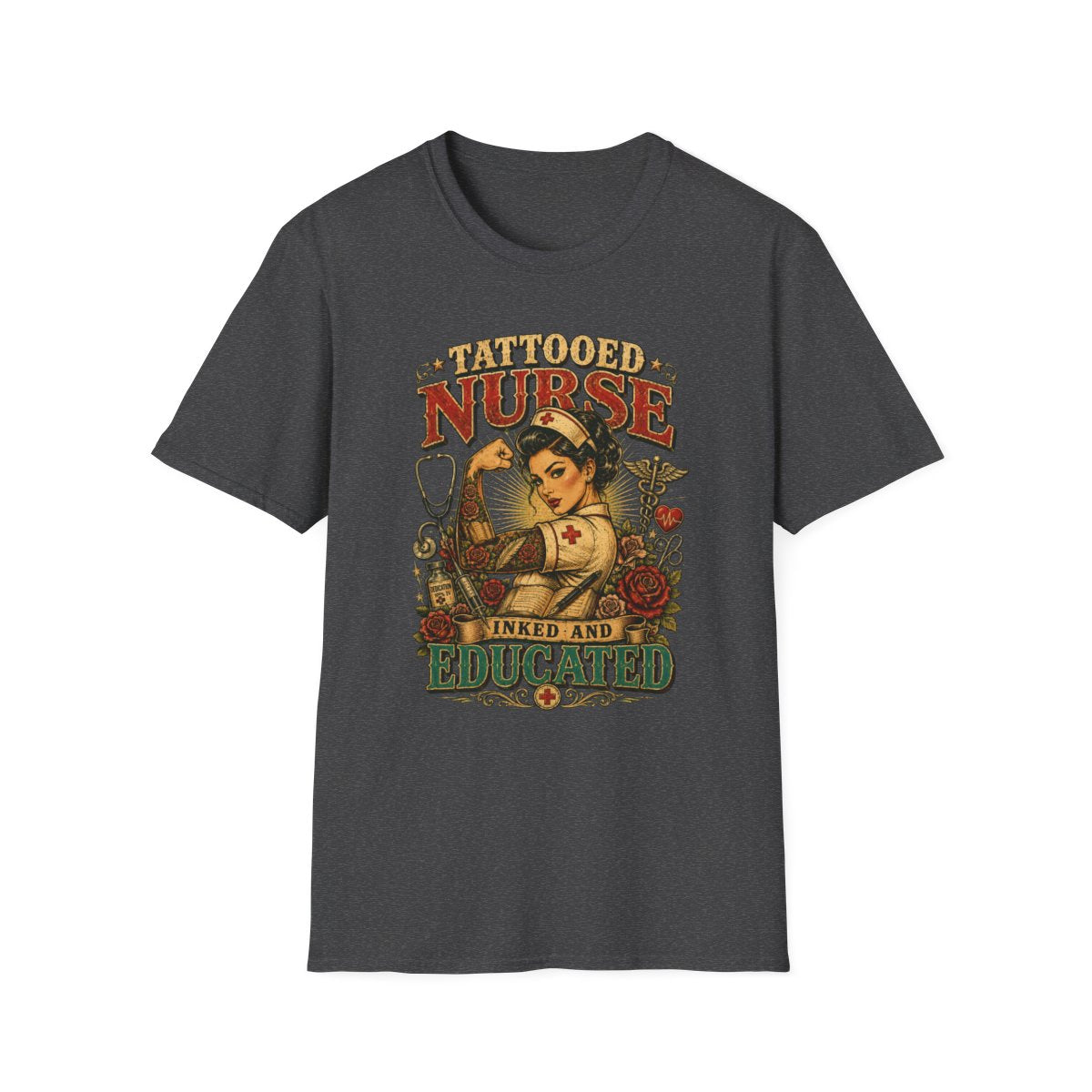 Dark Heather Front Shirt