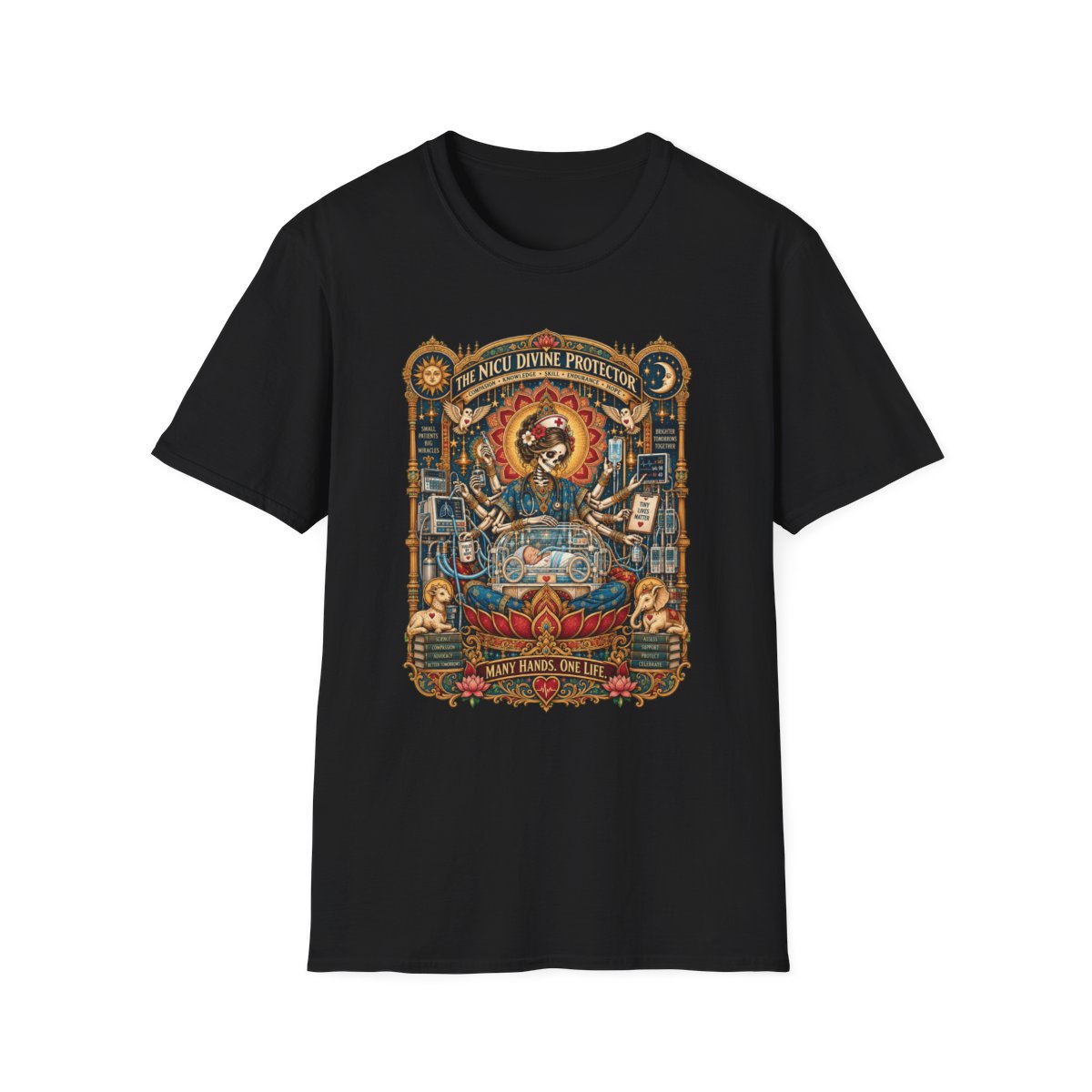 Black Front Shirt