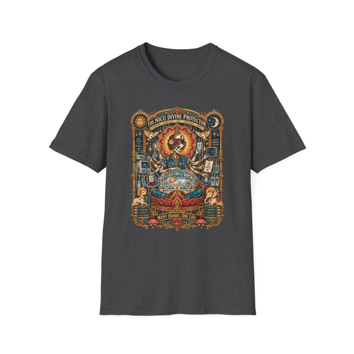 Dark Heather Front Shirt