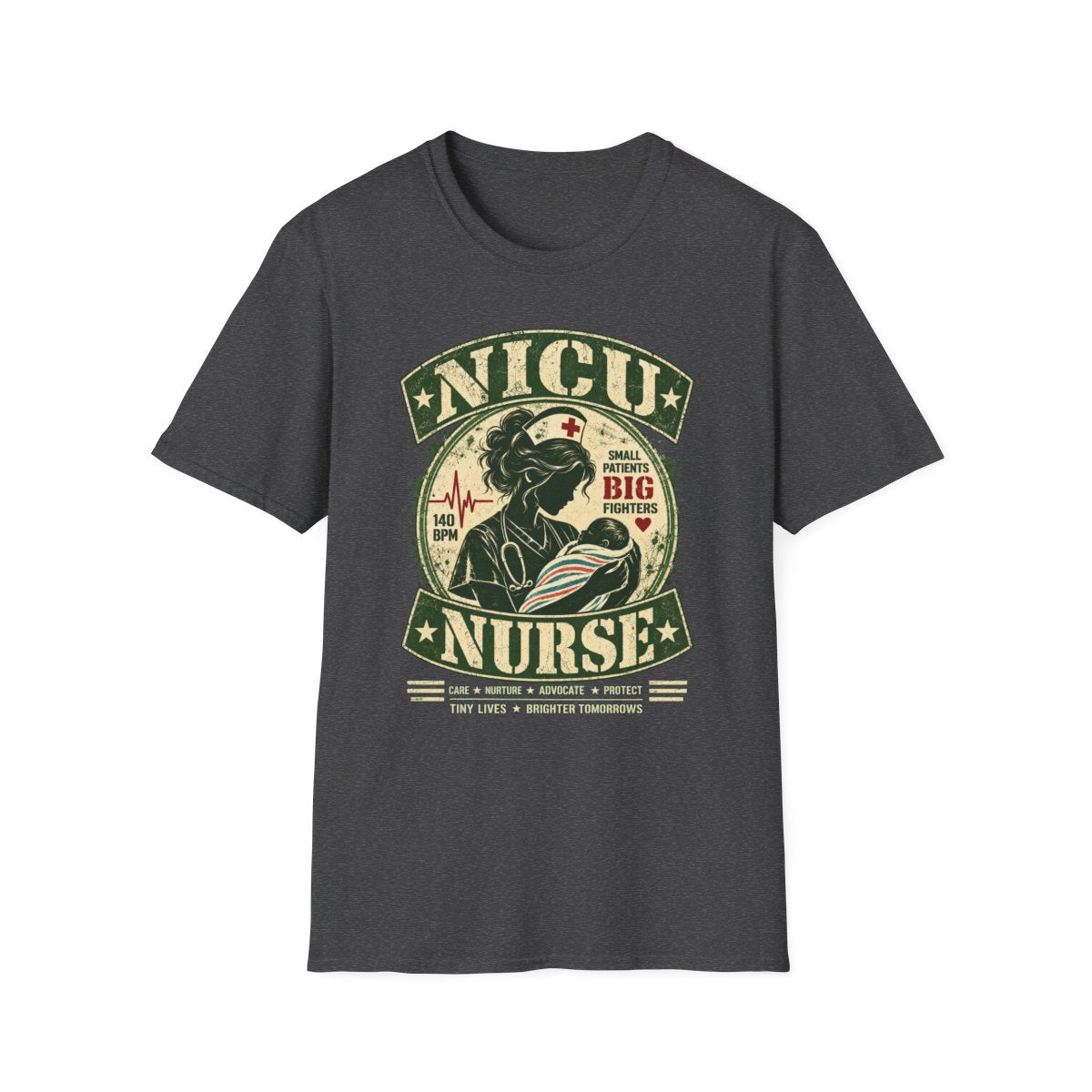 Dark Heather Front Shirt