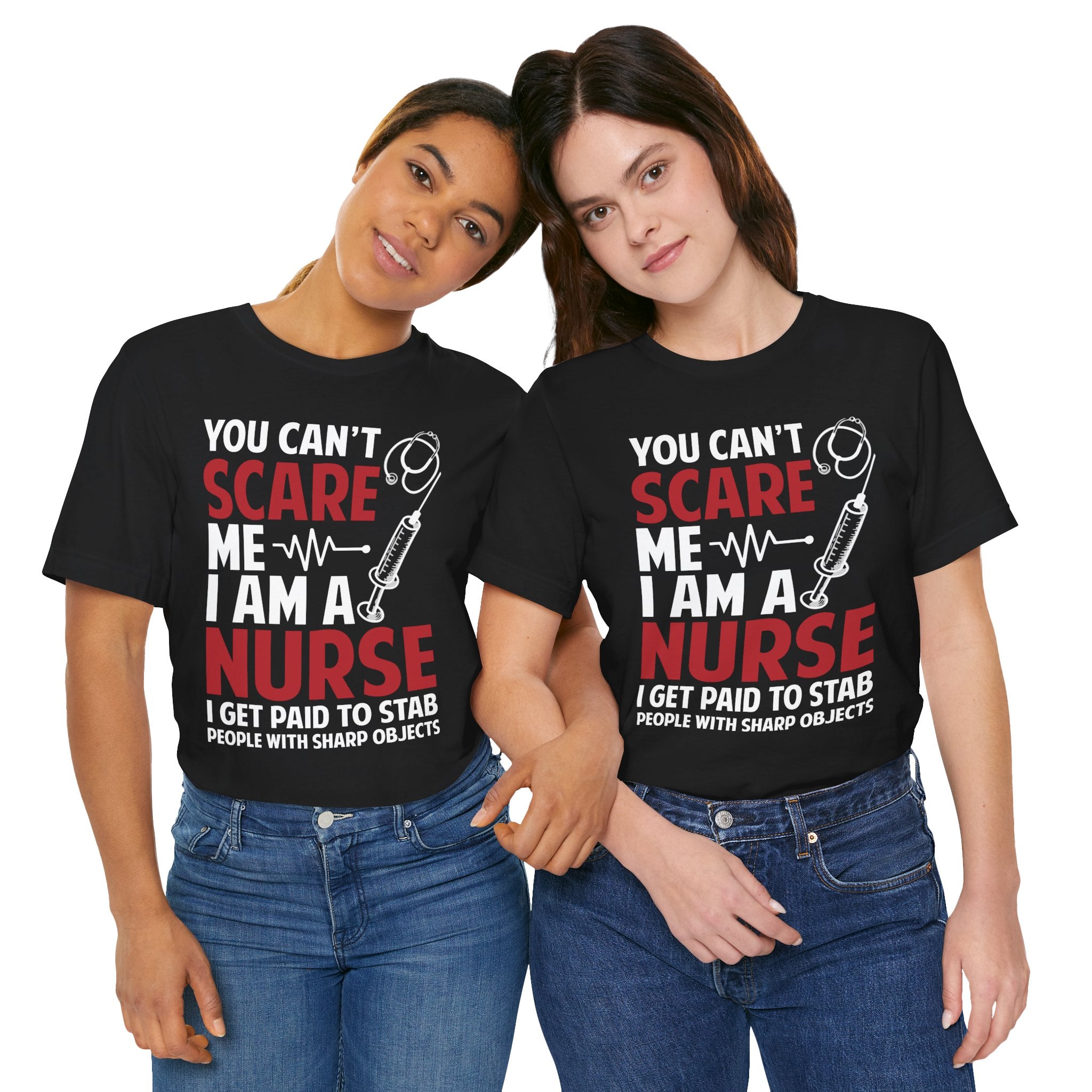 Scare Nurse T-Shirt — Funny Halloween Nurse Tee