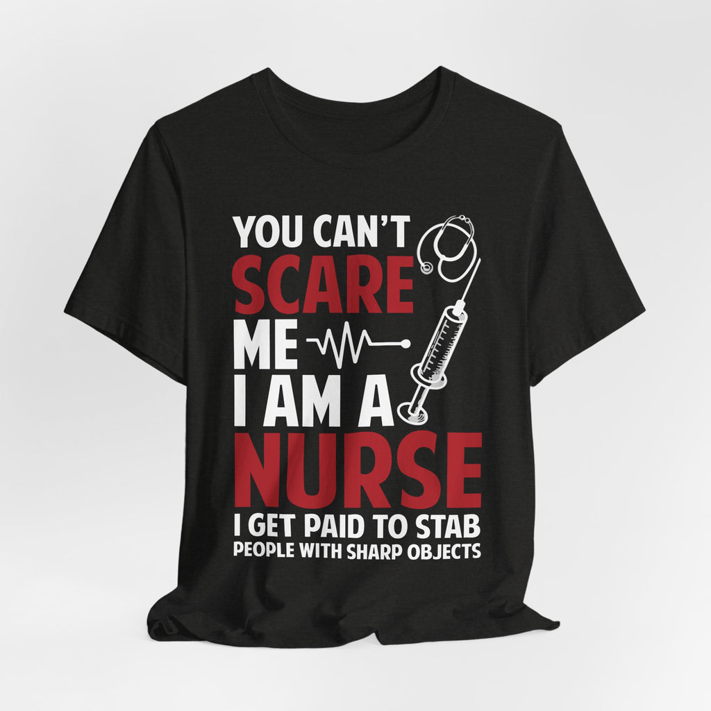 Scare Nurse T-Shirt — Funny Halloween Nurse Tee