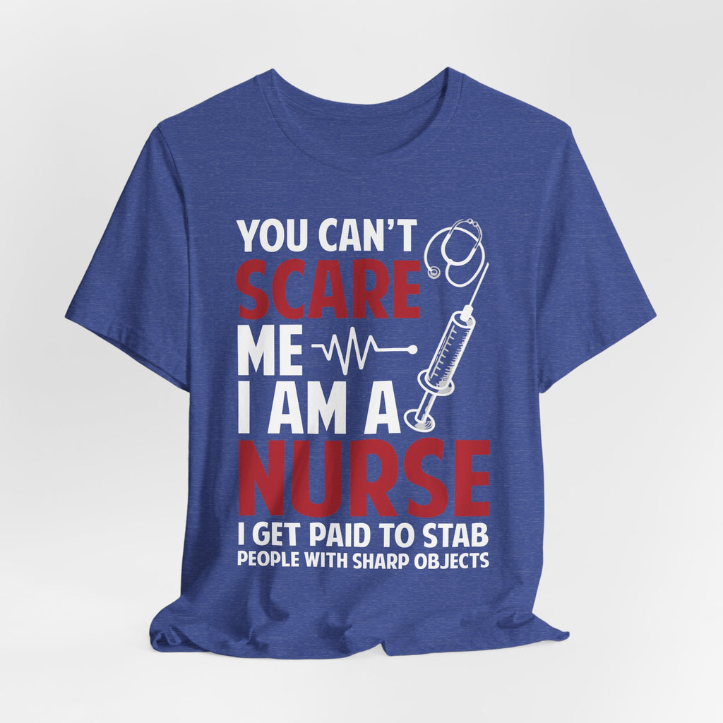 Scare Nurse T-Shirt — Funny Halloween Nurse Tee