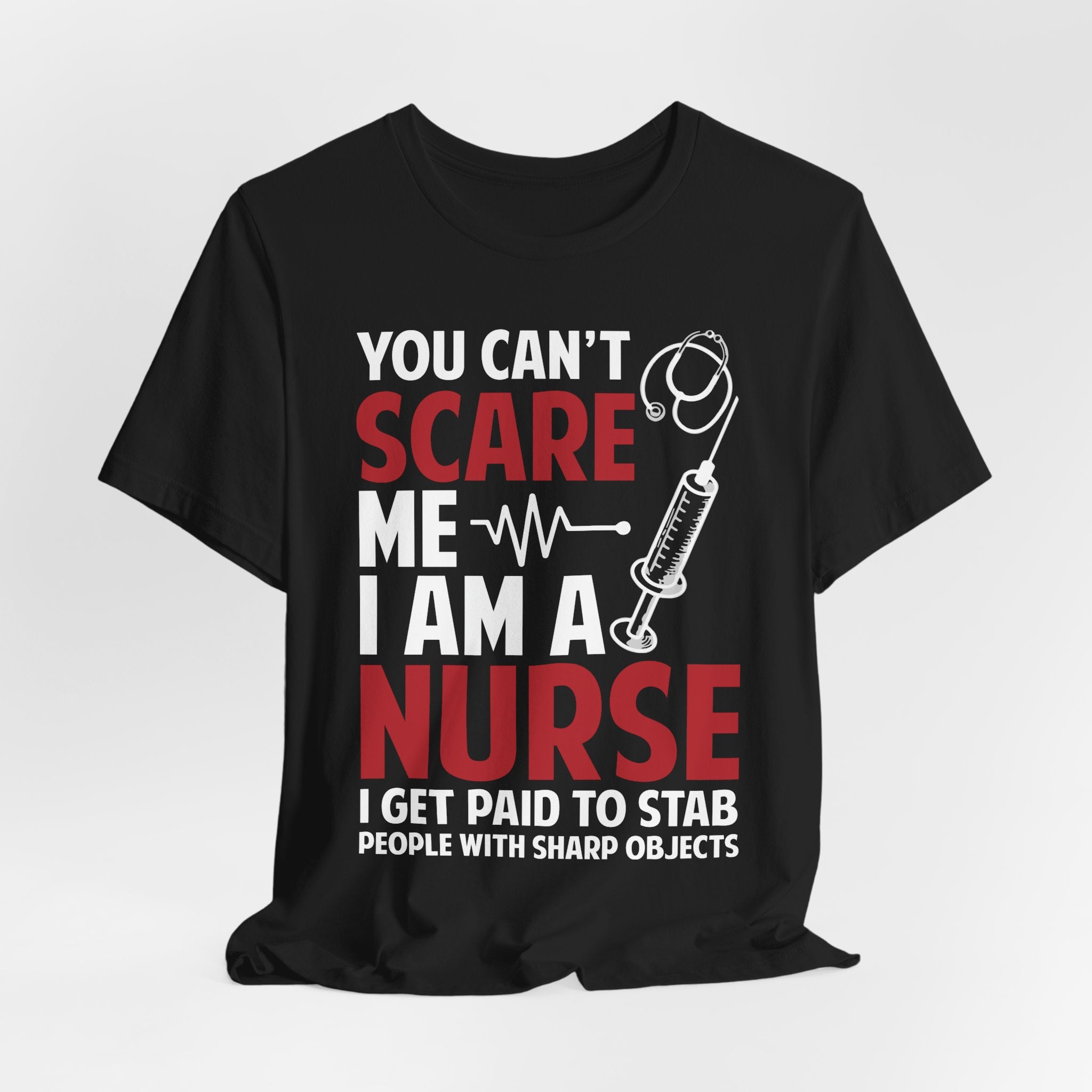 Scare Nurse T-Shirt — Funny Halloween Nurse Tee