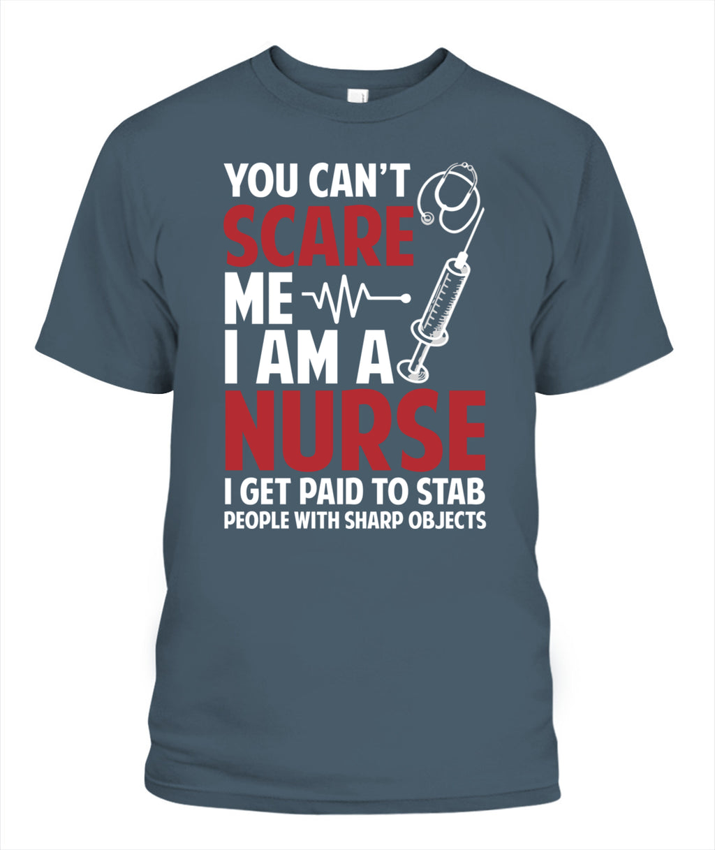 Scare Nurse T-Shirt — Funny Halloween Nurse Tee