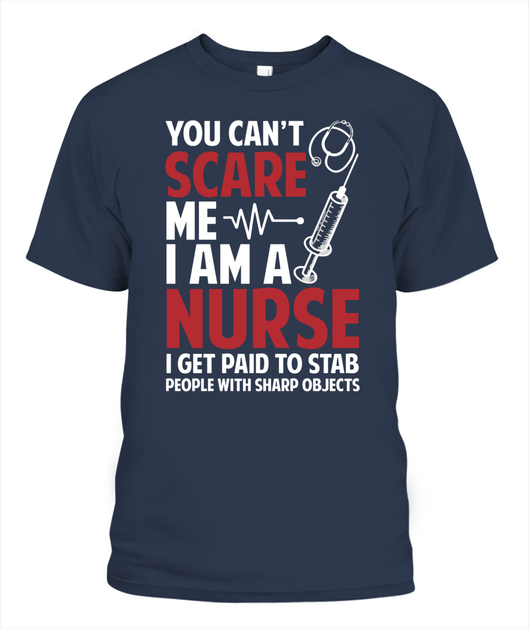Scary Nurse Halloween Shirt, Funny Medical Worker Tee