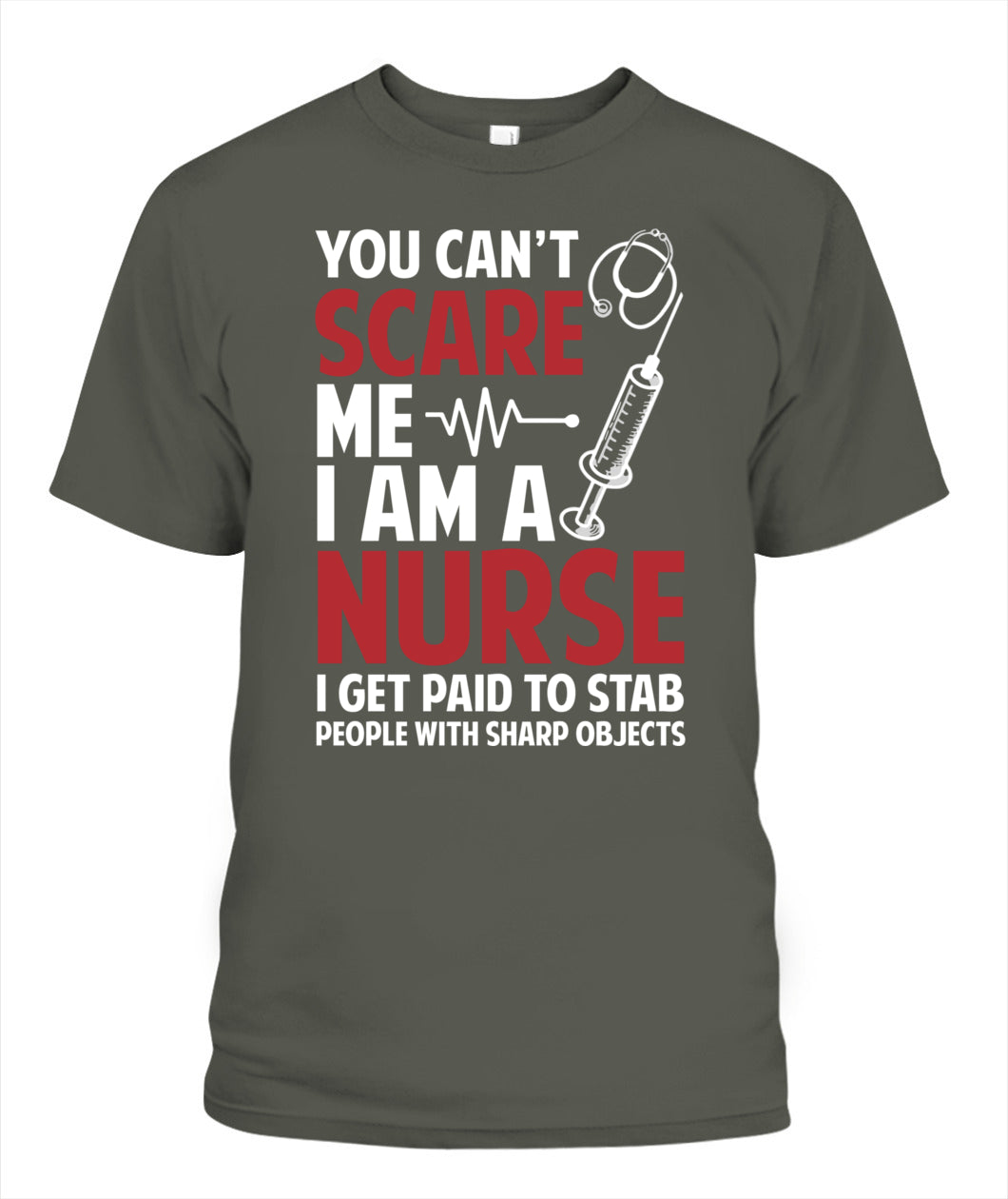 Scary Nurse Halloween Shirt, Funny Medical Worker Tee