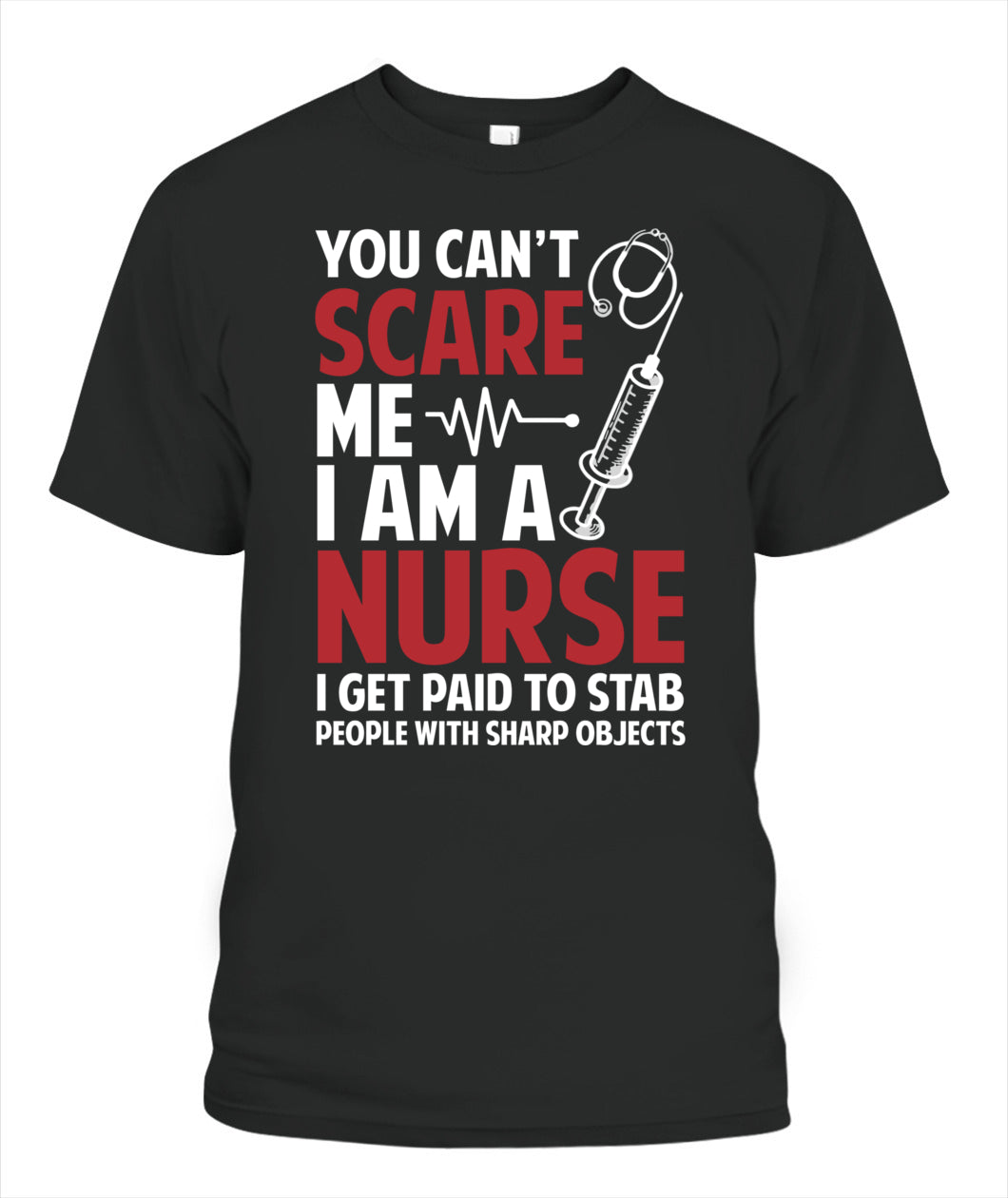Scary Nurse Halloween Shirt, Funny Medical Worker Tee