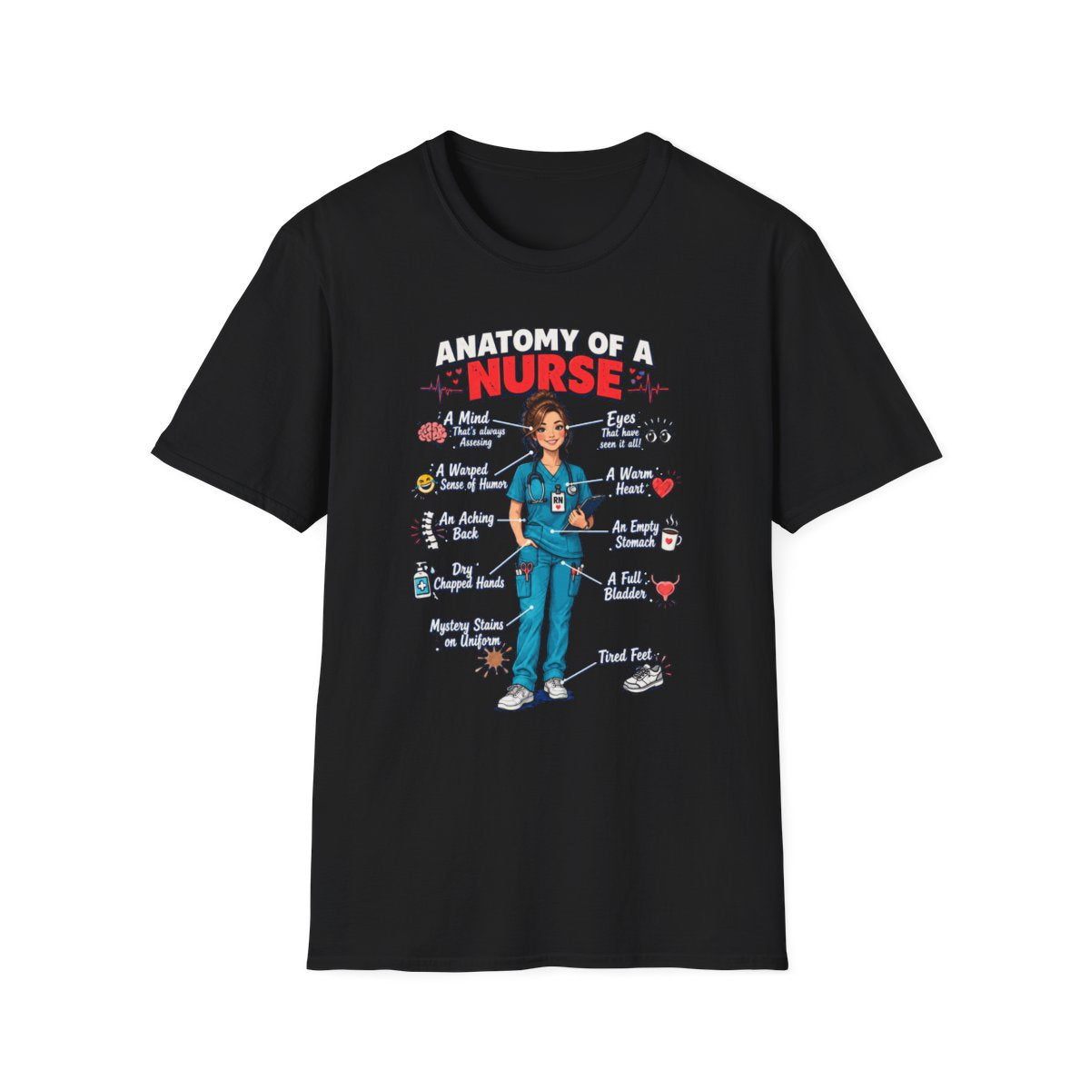 Black Front Shirt