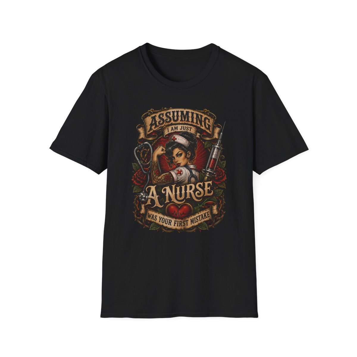 Black Front Shirt