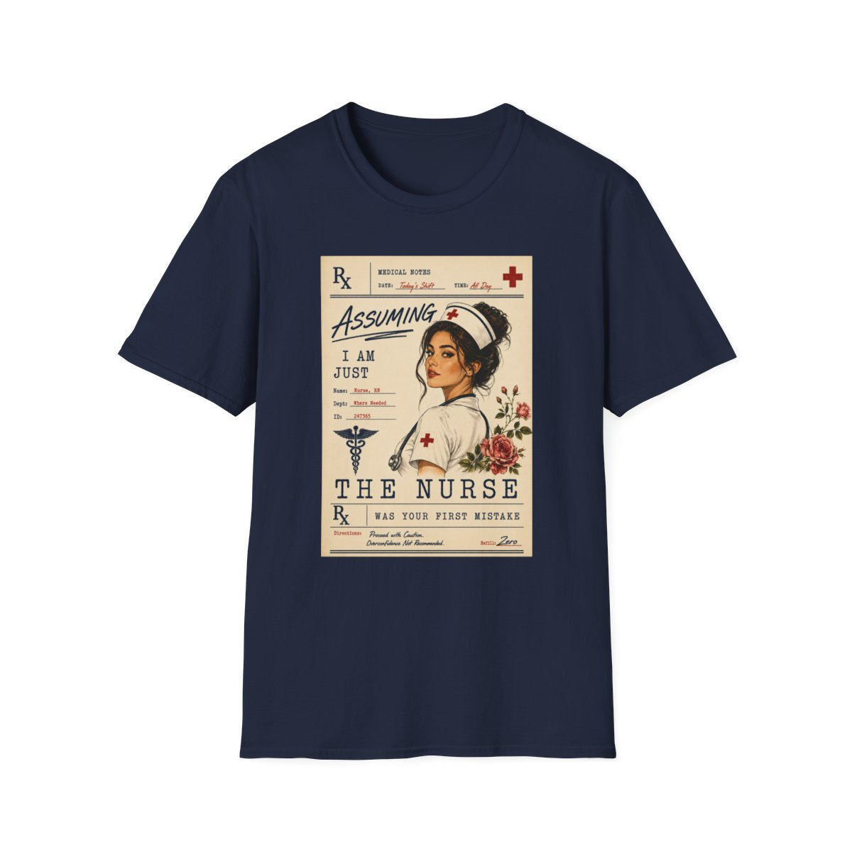 Navy Front Shirt