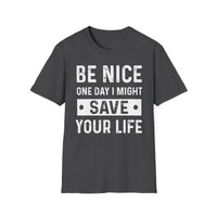 Dark Heather Front Shirt