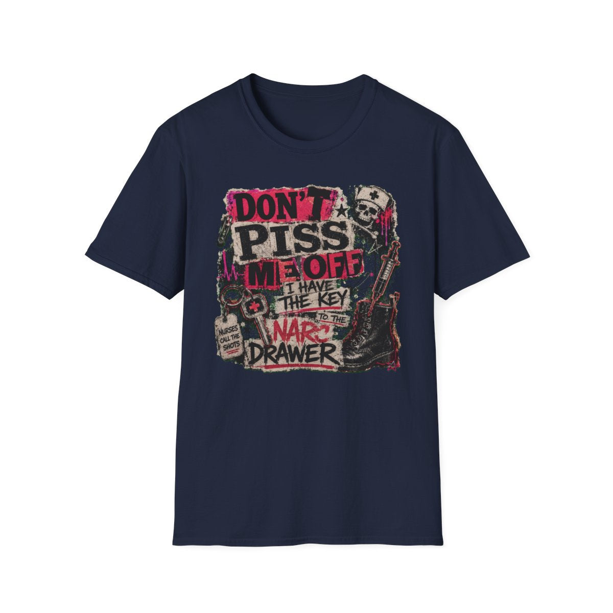 Navy Front Shirt