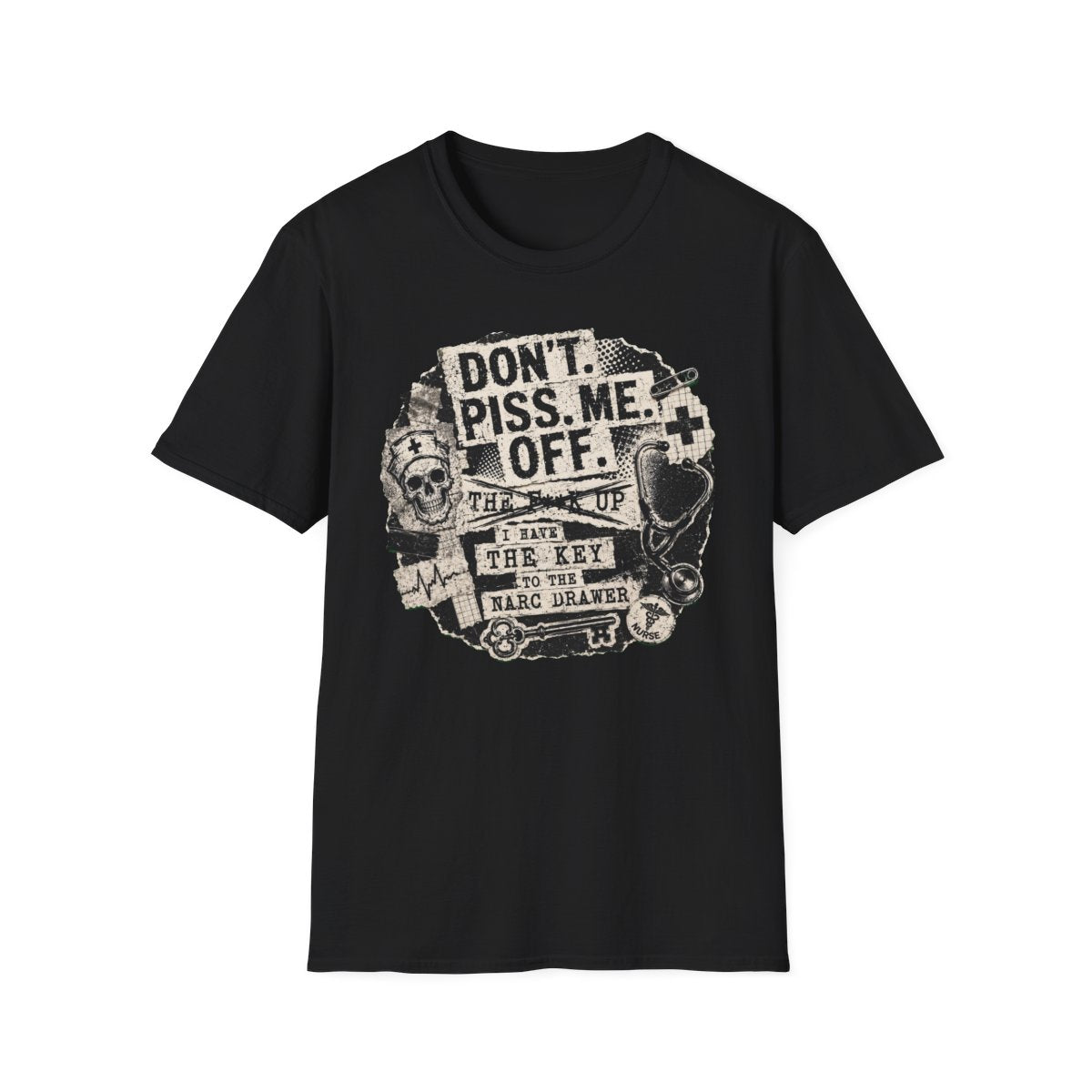 Black Front Shirt