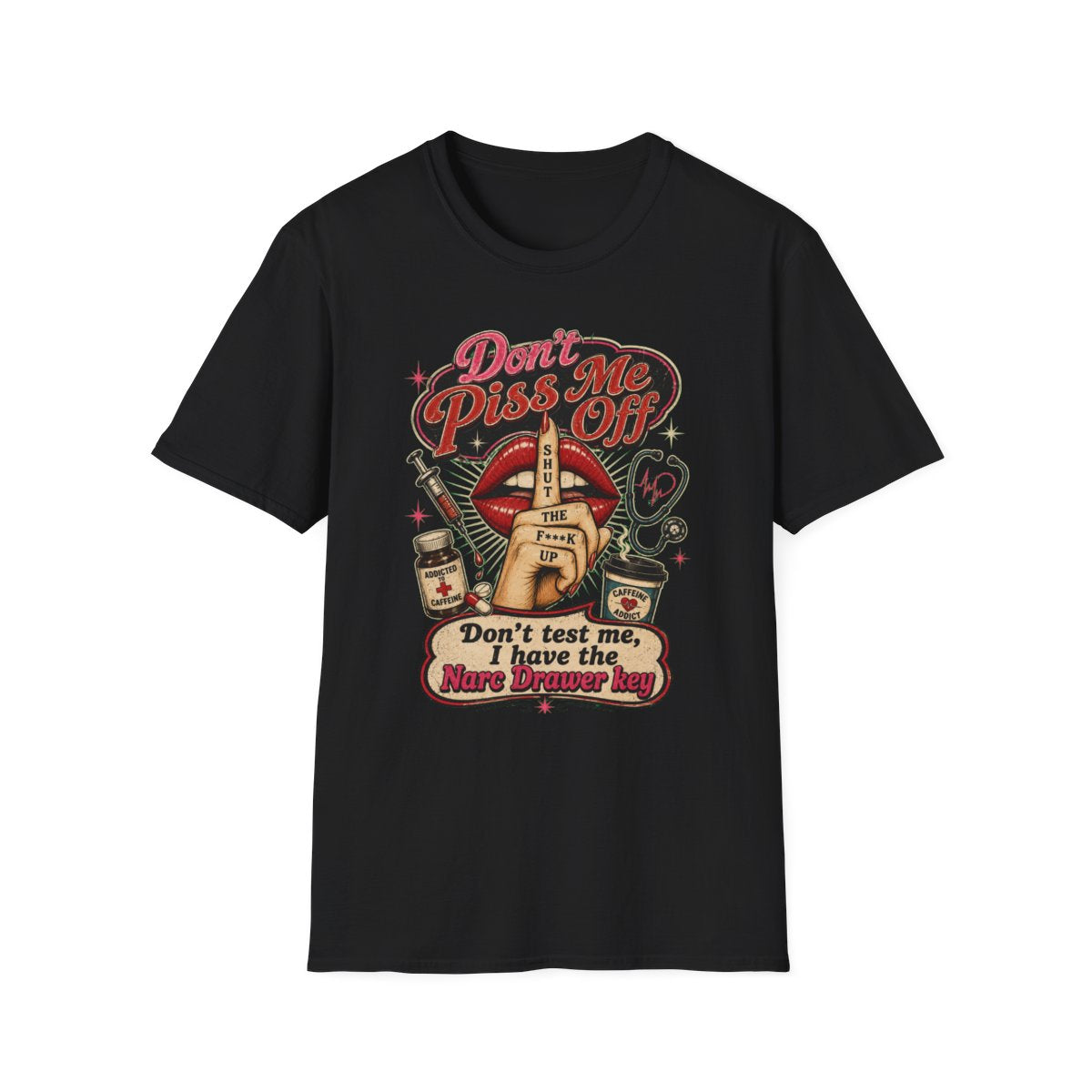 Black Front Shirt