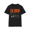 ER Crew Shirt, Minimal Emergency Nurse Tee - 250826-P-1047