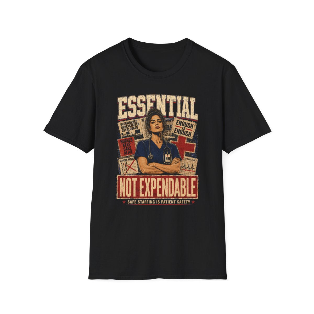 Black Front Shirt