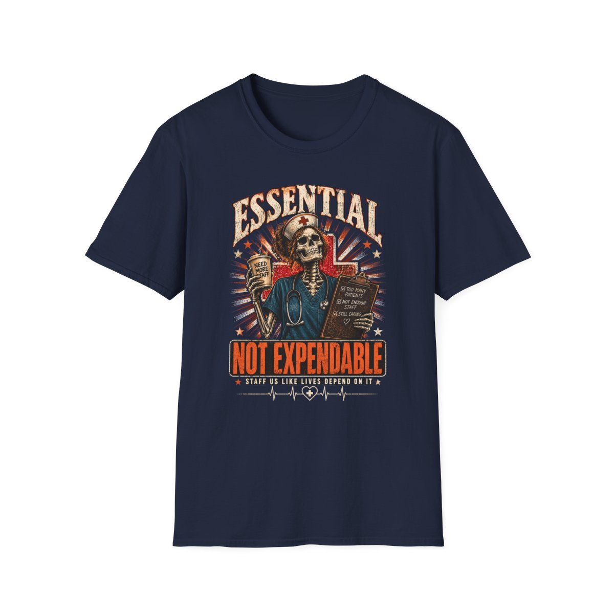 Navy Front Shirt