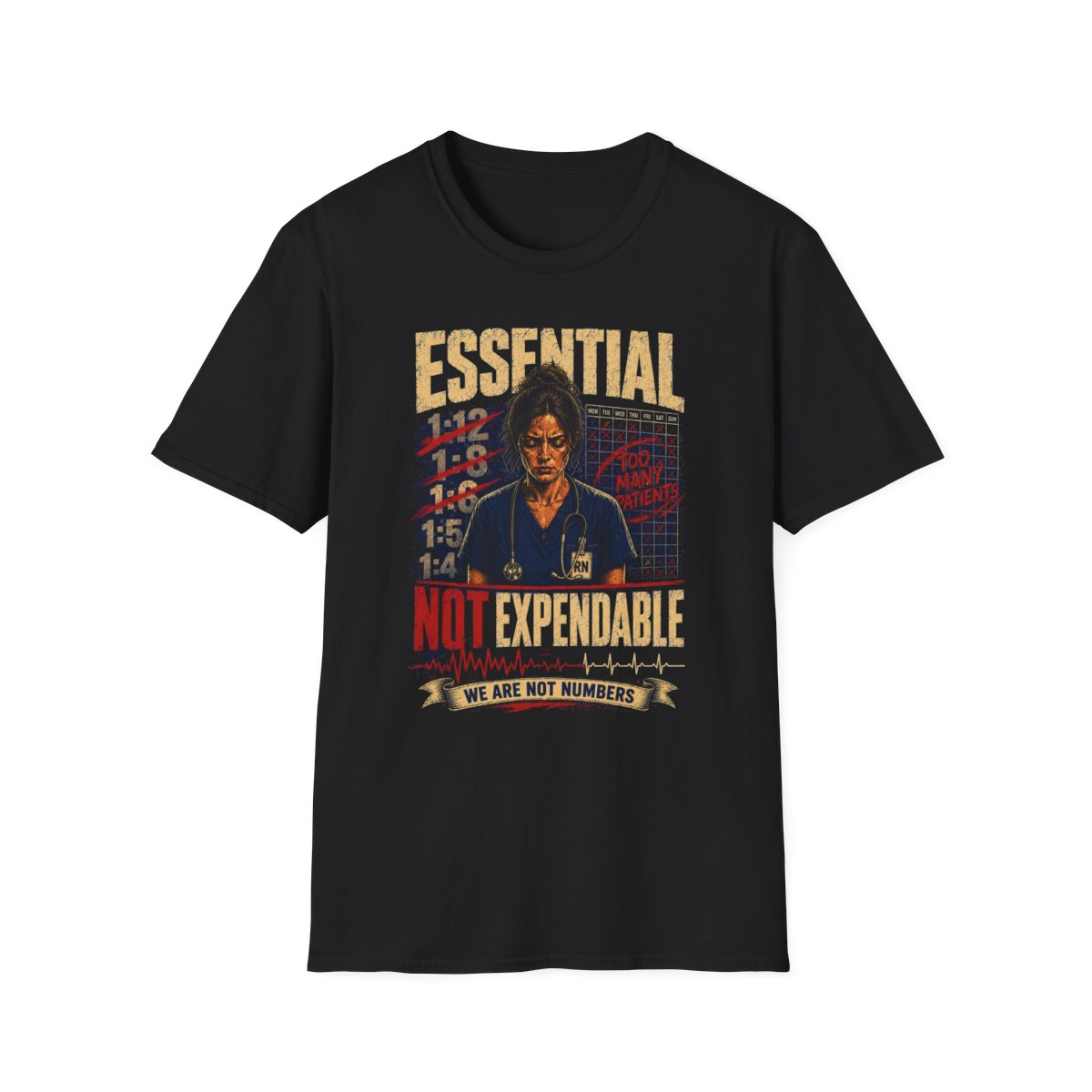 Black Front Shirt