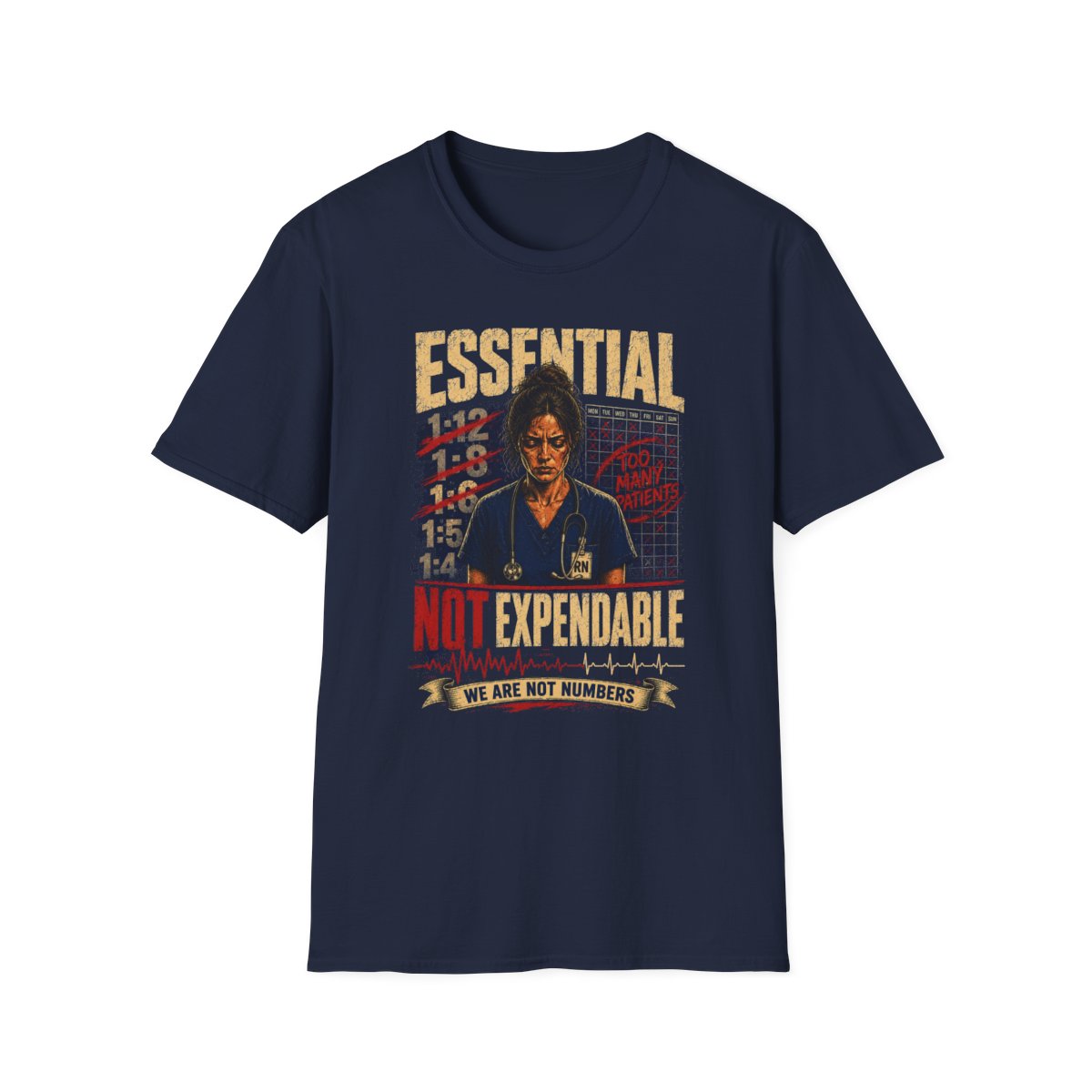Navy Front Shirt