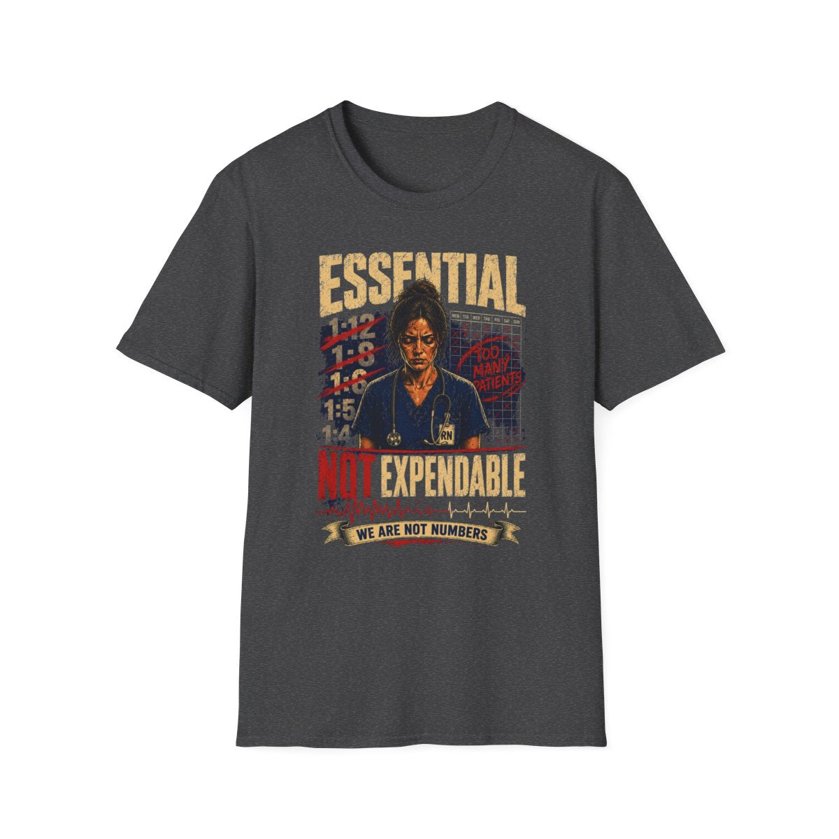 Dark Heather Front Shirt