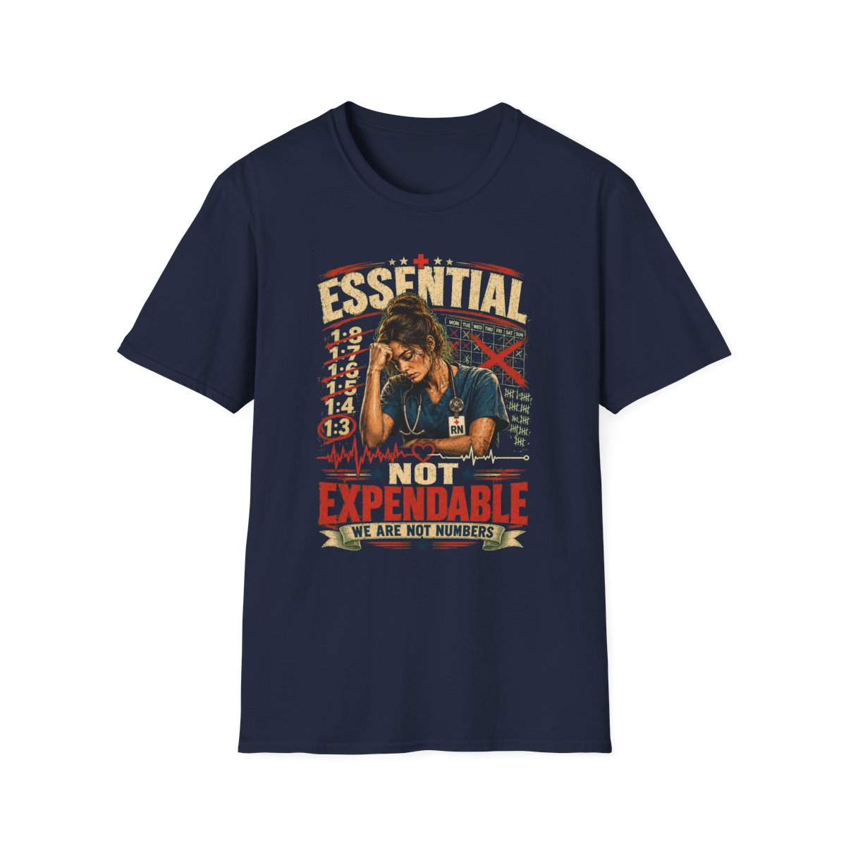 Navy Front Shirt