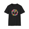 Floral Caduceus Nurse Shirt, Colorful Medical Gift Tee