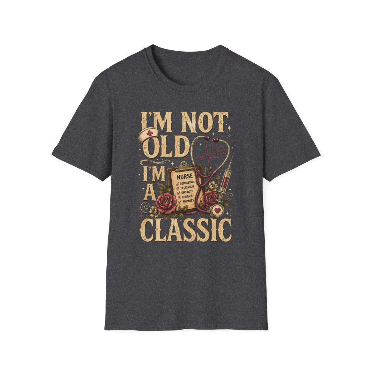 Dark Heather Front Shirt