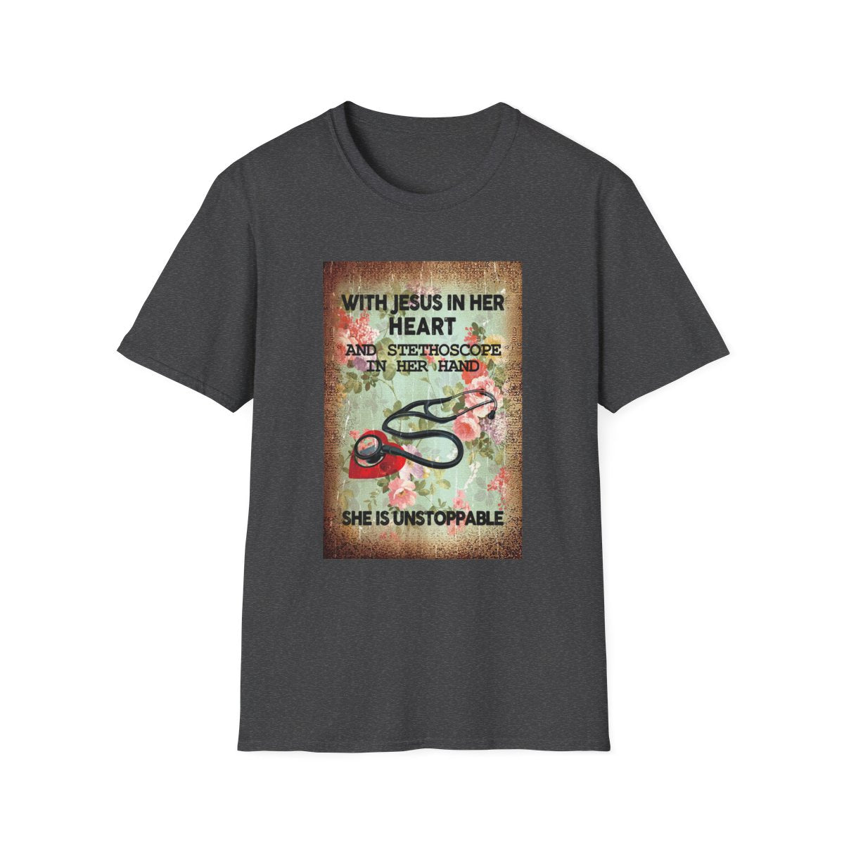 Dark Heather Front Shirt