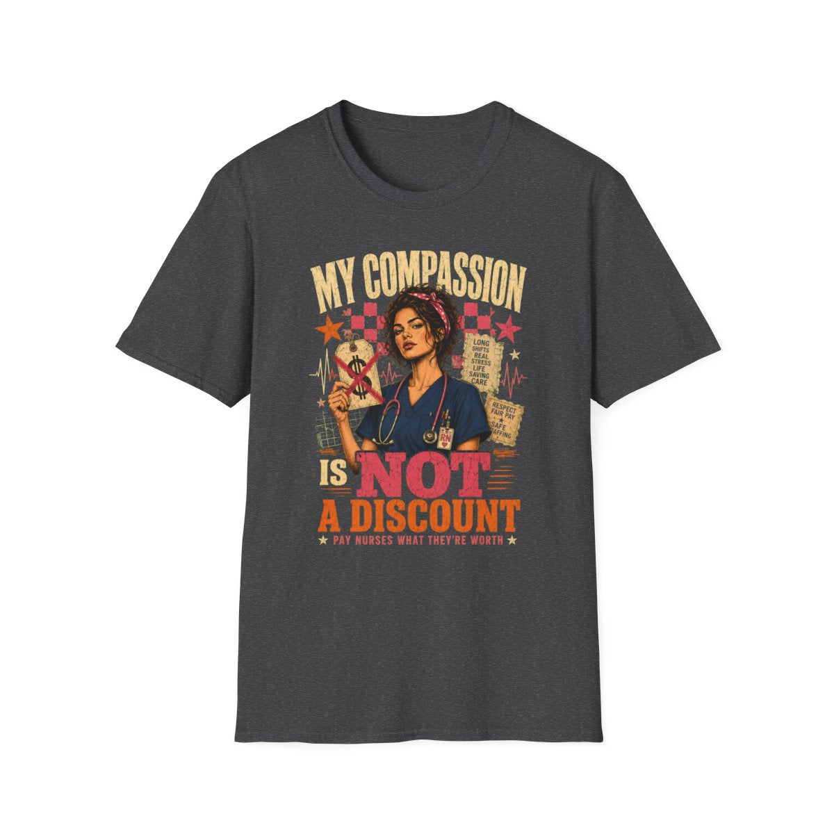 Dark Heather Front Shirt